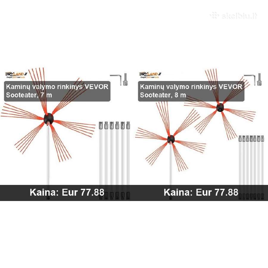 Vevor kaminų priežiūros ir židinio aksesuarai - nuotraukos Nr. 20