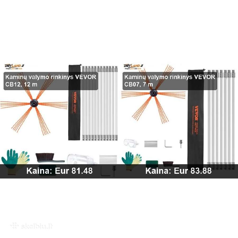 Vevor kaminų priežiūros ir židinio aksesuarai - nuotraukos Nr. 24