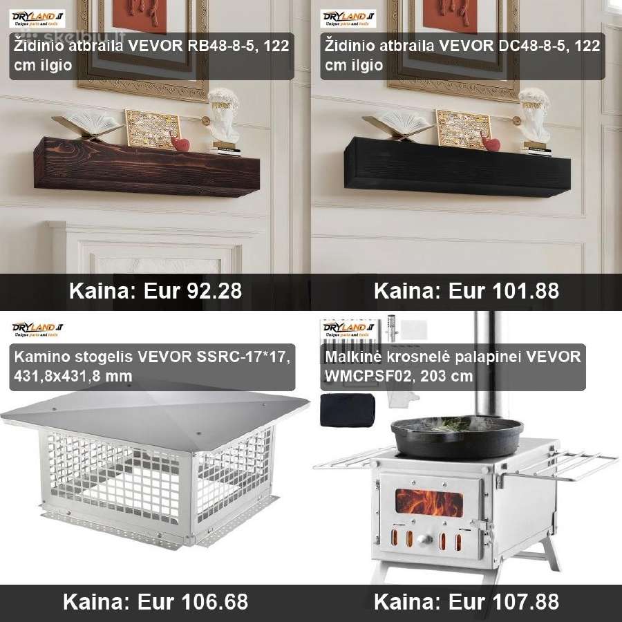 Vevor kaminų priežiūros ir židinio aksesuarai - nuotraukos Nr. 27