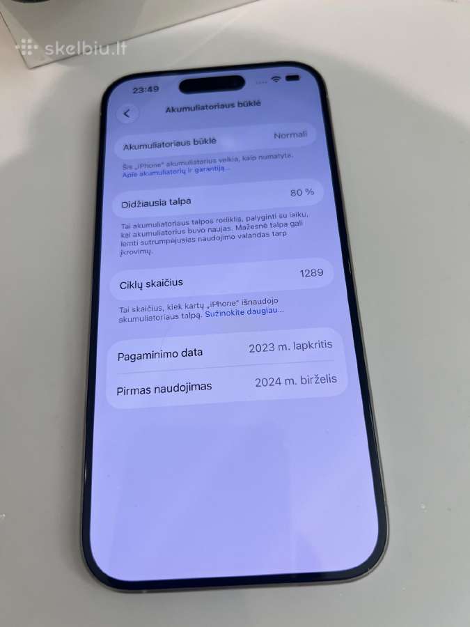 iPhone 15 Pro - nuotraukos Nr. 6