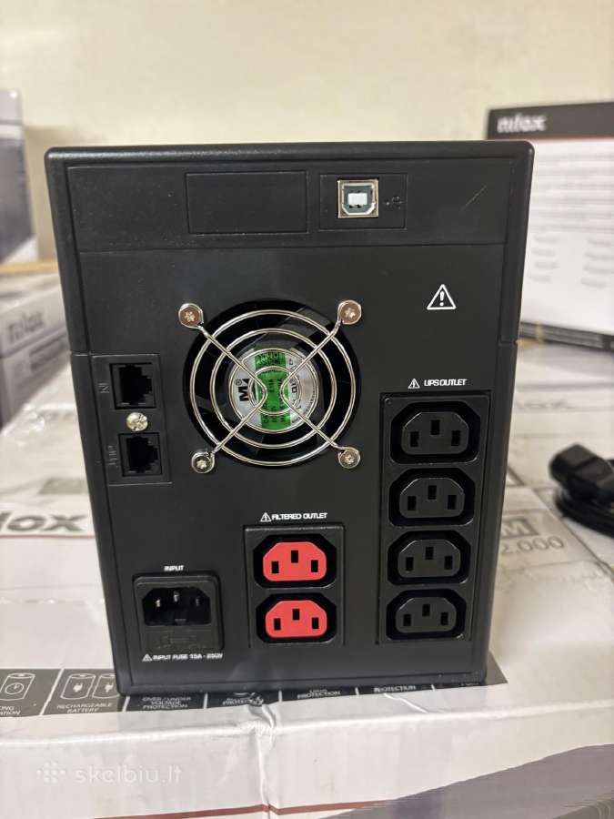 Nauji Nilox Ups: 3000va (sinusas), 2000va, 1200va - nuotraukos Nr. 3