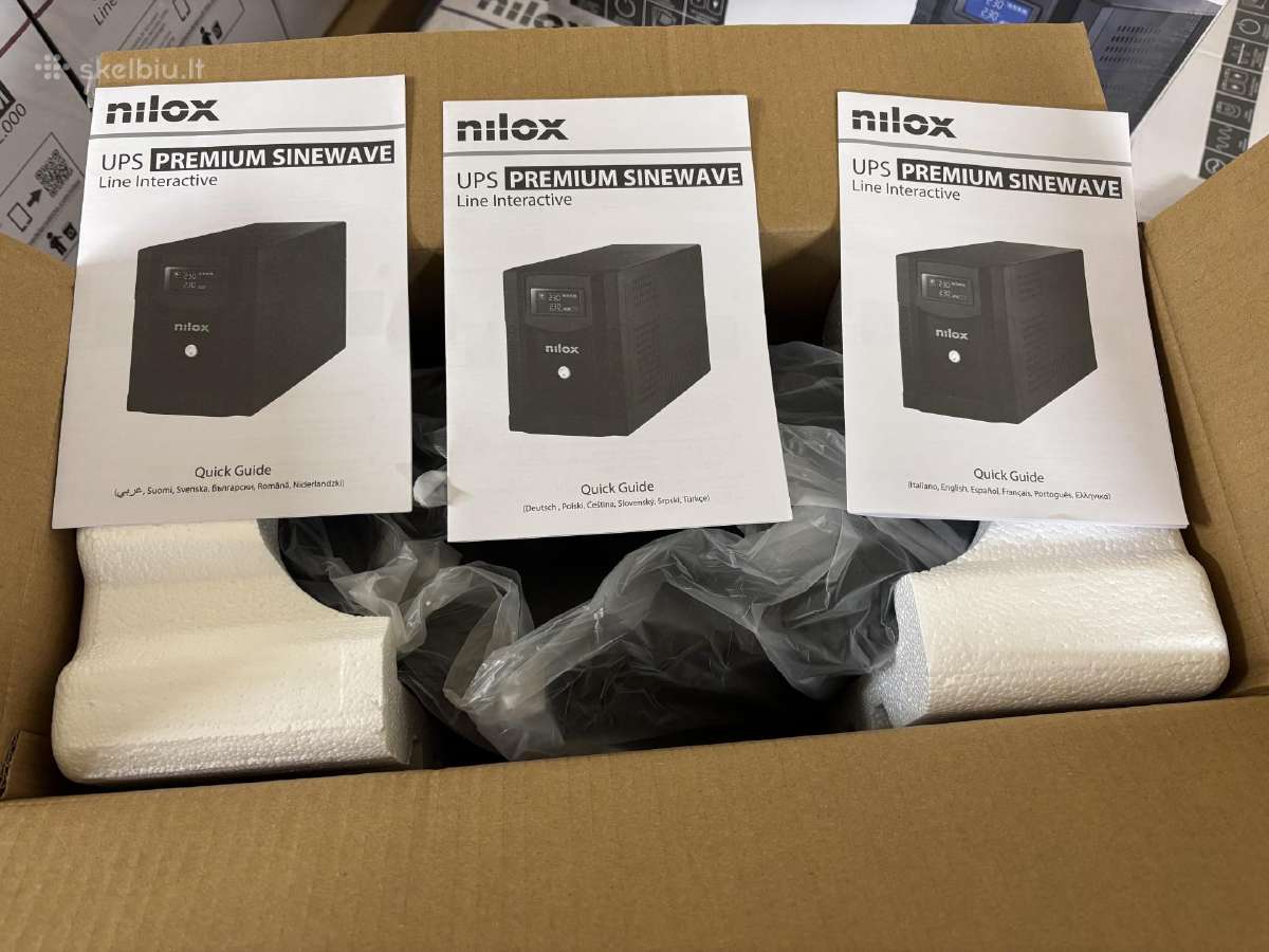 Nauji Nilox Ups: 3000va (sinusas), 2000va, 1200va - nuotraukos Nr. 2