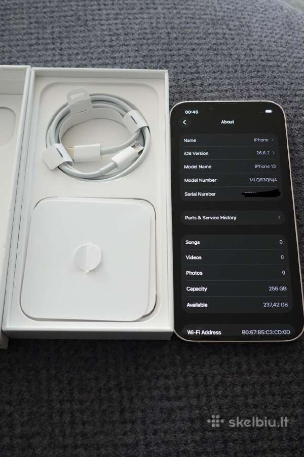 Parduodamas rožinis iPhone 13 256gb - nuotraukos Nr. 3