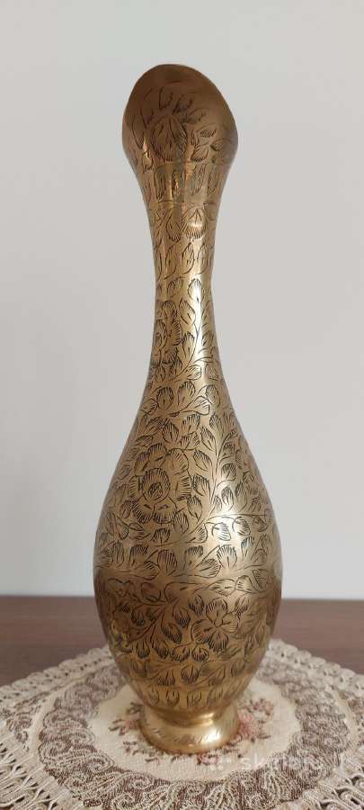 Žalvarinis ąsotis - vaza (aukšt. 28,5 cm) - nuotraukos Nr. 2