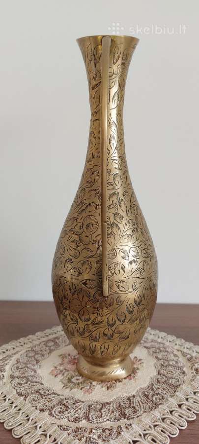 Žalvarinis ąsotis - vaza (aukšt. 28,5 cm) - nuotraukos Nr. 4