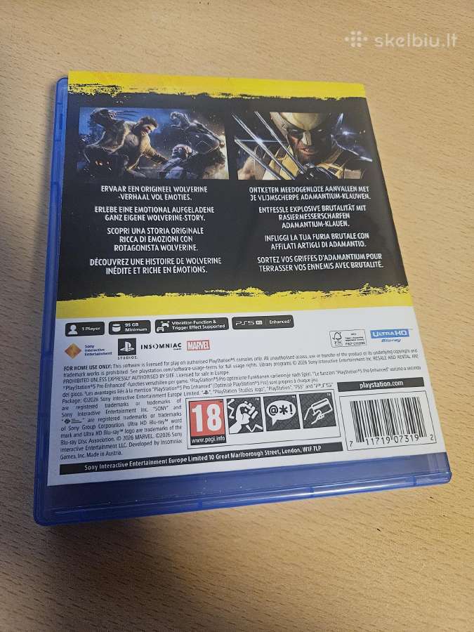 Wolverine Ps5 žaidimas - nuotraukos Nr. 3