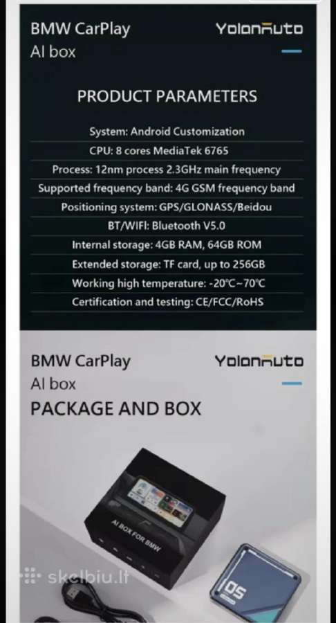 Bmw ai box android carplay - nuotraukos Nr. 5