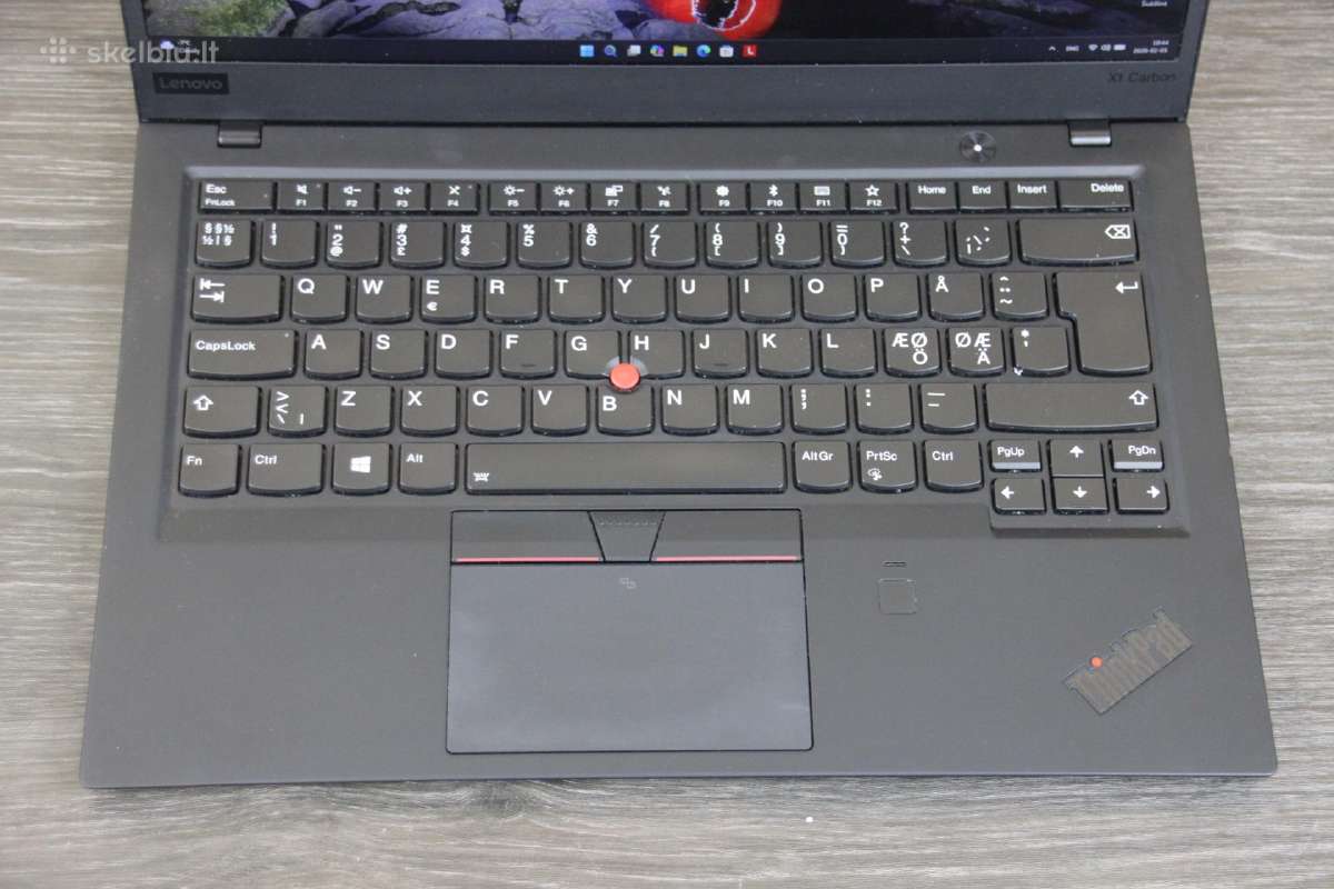 Lenovo Carbon X1 6th i7 16gb 512gb Fhd Ips - nuotraukos Nr. 2