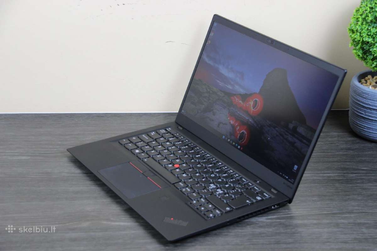 Lenovo Carbon X1 6th i7 16gb 512gb Fhd Ips - nuotraukos Nr. 3