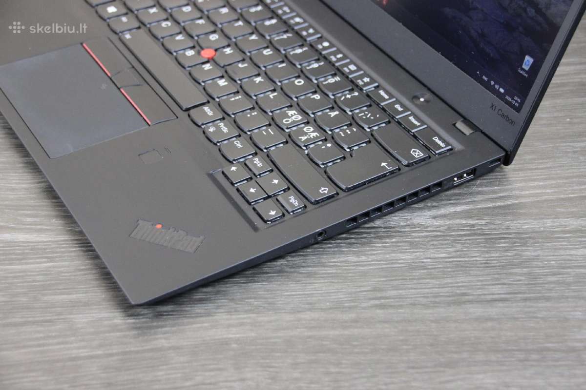 Lenovo Carbon X1 6th i7 16gb 512gb Fhd Ips - nuotraukos Nr. 4