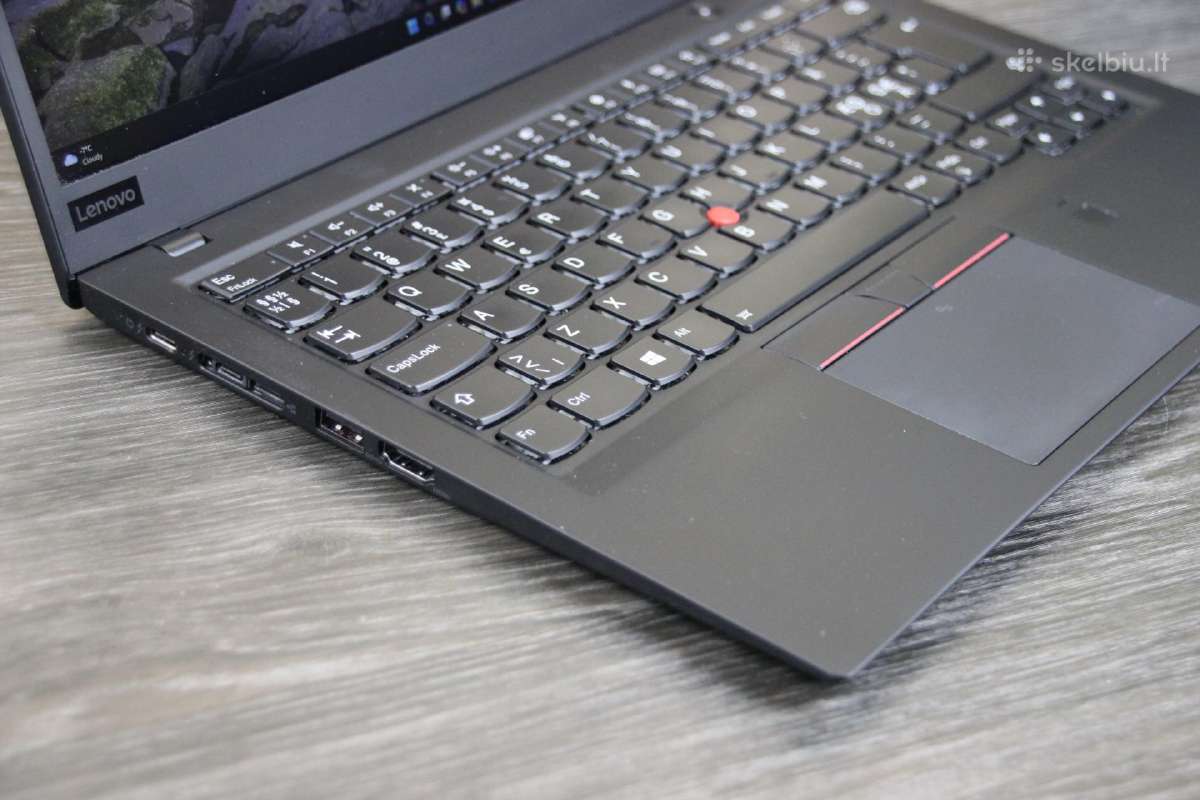 Lenovo Carbon X1 6th i7 16gb 512gb Fhd Ips - nuotraukos Nr. 6
