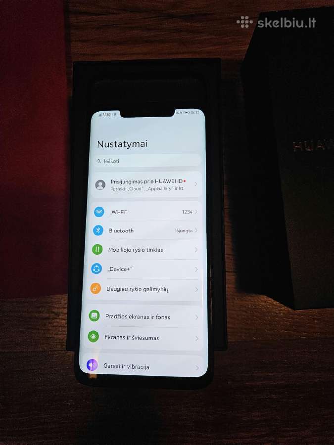 Huawei mate 20 pro 128gb - nuotraukos Nr. 2