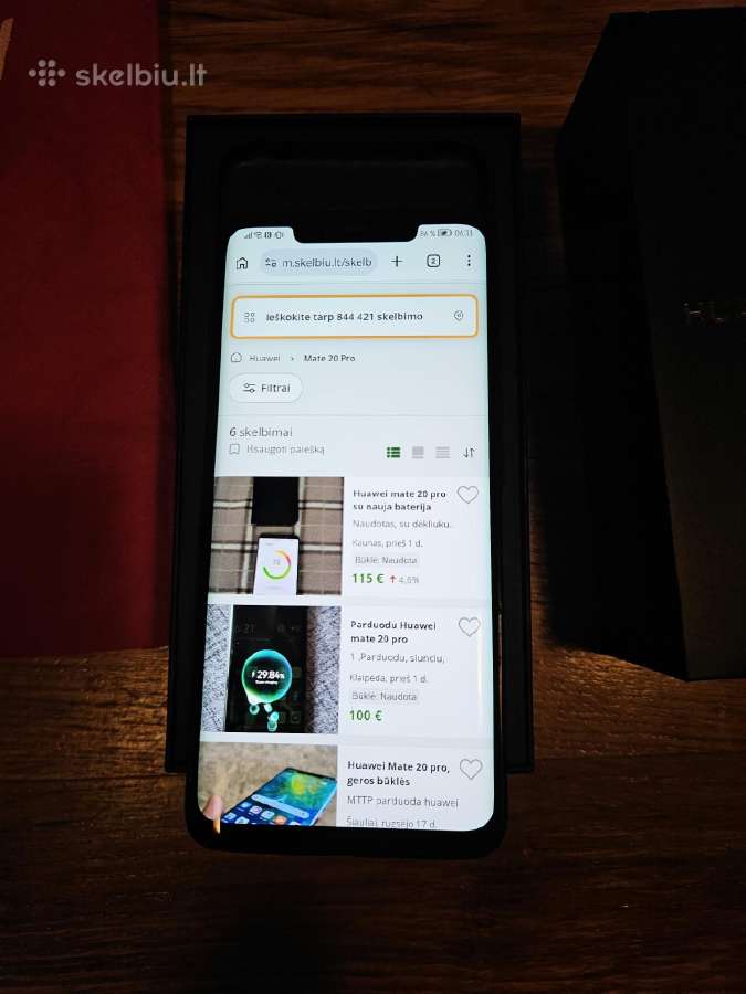 Huawei mate 20 pro 128gb - nuotraukos Nr. 5