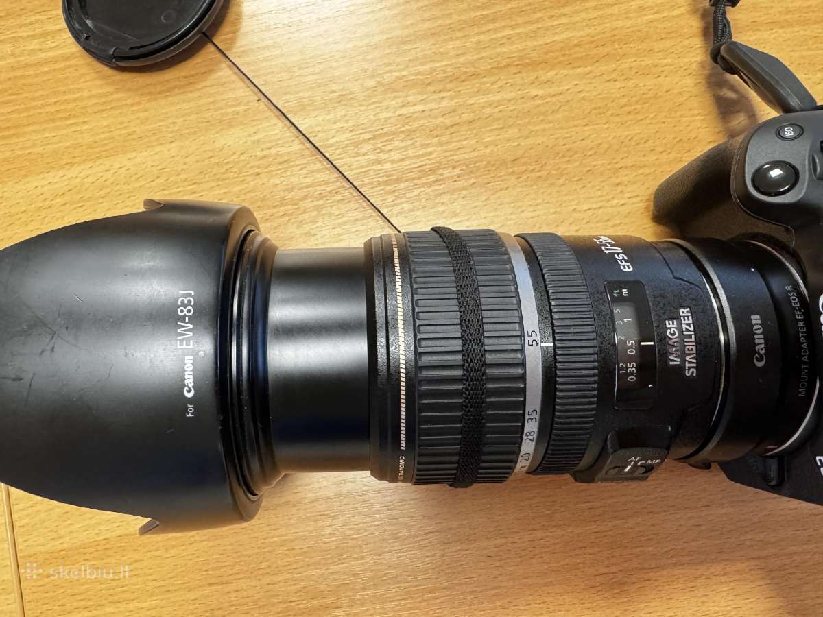 Canon Ef-s 17–55mm f/2.8 Is Usm + adapteris - nuotraukos Nr. 5