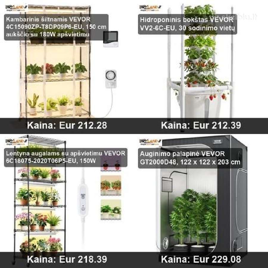 Akvariumo ir Augalų Auginimo Sprendimai - nuotraukos Nr. 30