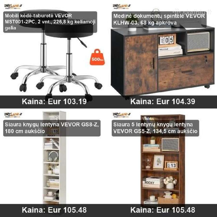 Vevor biuro baldai – patogumas, stilius ir tvarka - nuotraukos Nr. 19