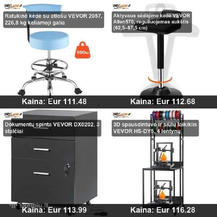 Vevor biuro baldai – patogumas, stilius ir tvarka - nuotraukos Nr. 21