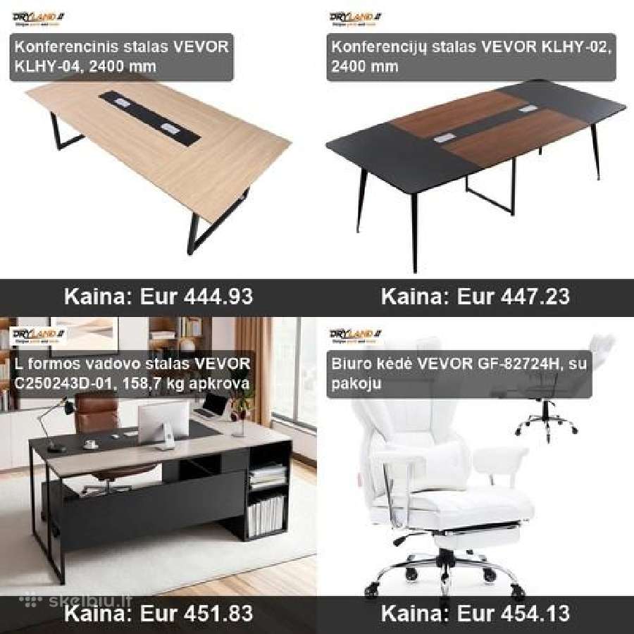 Vevor biuro baldai – patogumas, stilius ir tvarka - nuotraukos Nr. 30