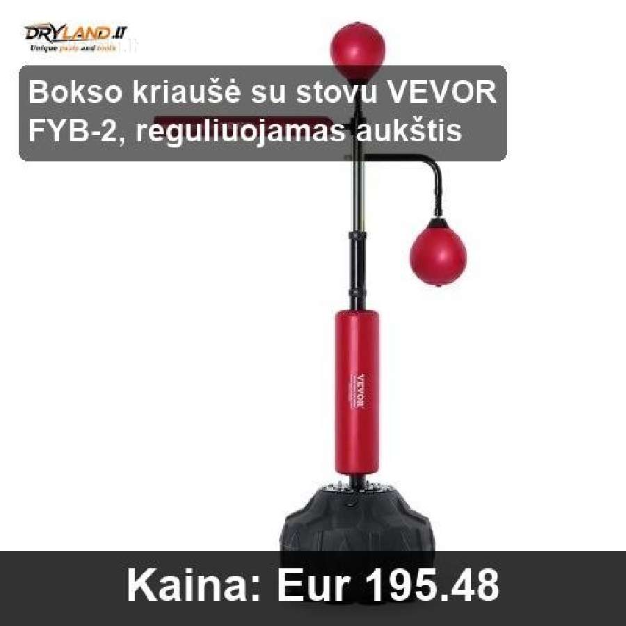Bokso įranga: kriaušės, stovai ir treniruokliai - nuotraukos Nr. 11