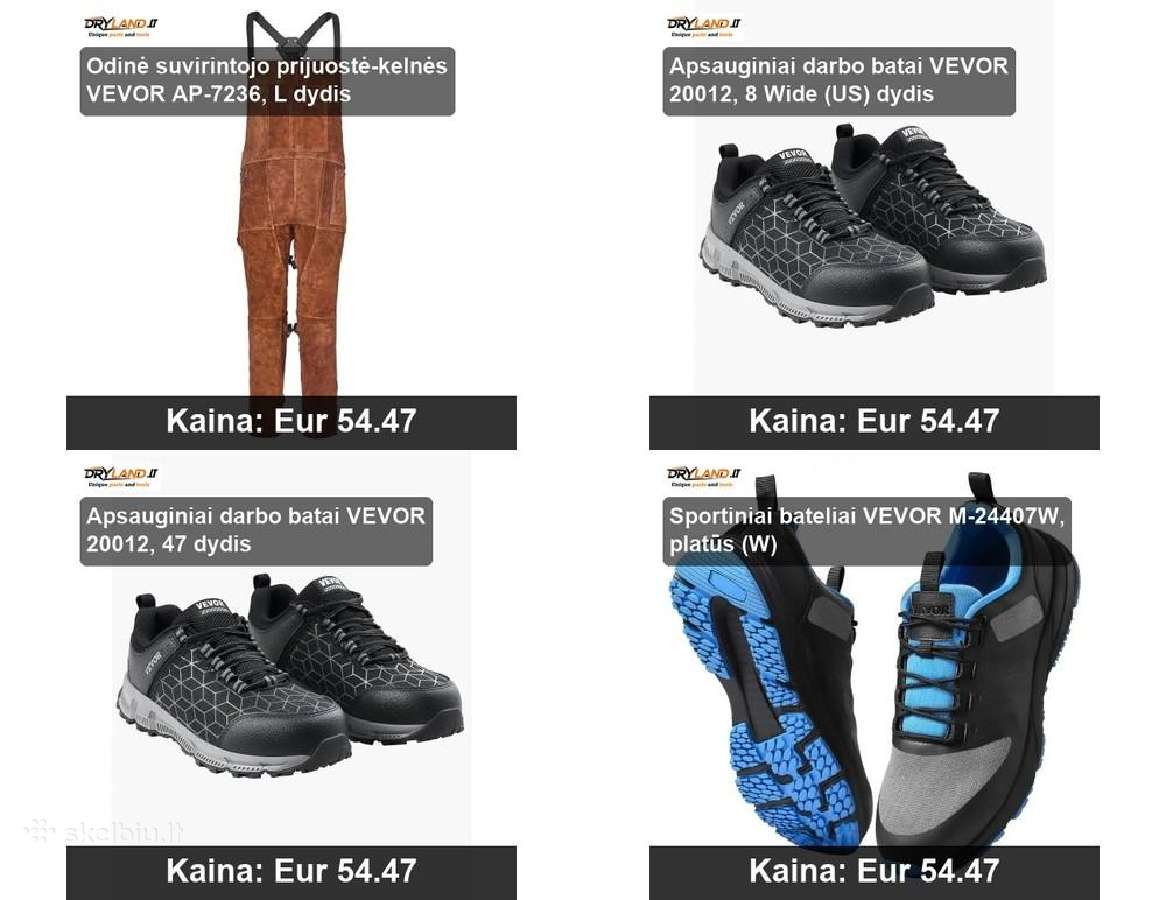 Darbo saugos priemonės suvirinimui, avalynė - nuotraukos Nr. 28
