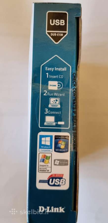D-link Usb 2.0 Fast Ethernet Adapter. - nuotraukos Nr. 3