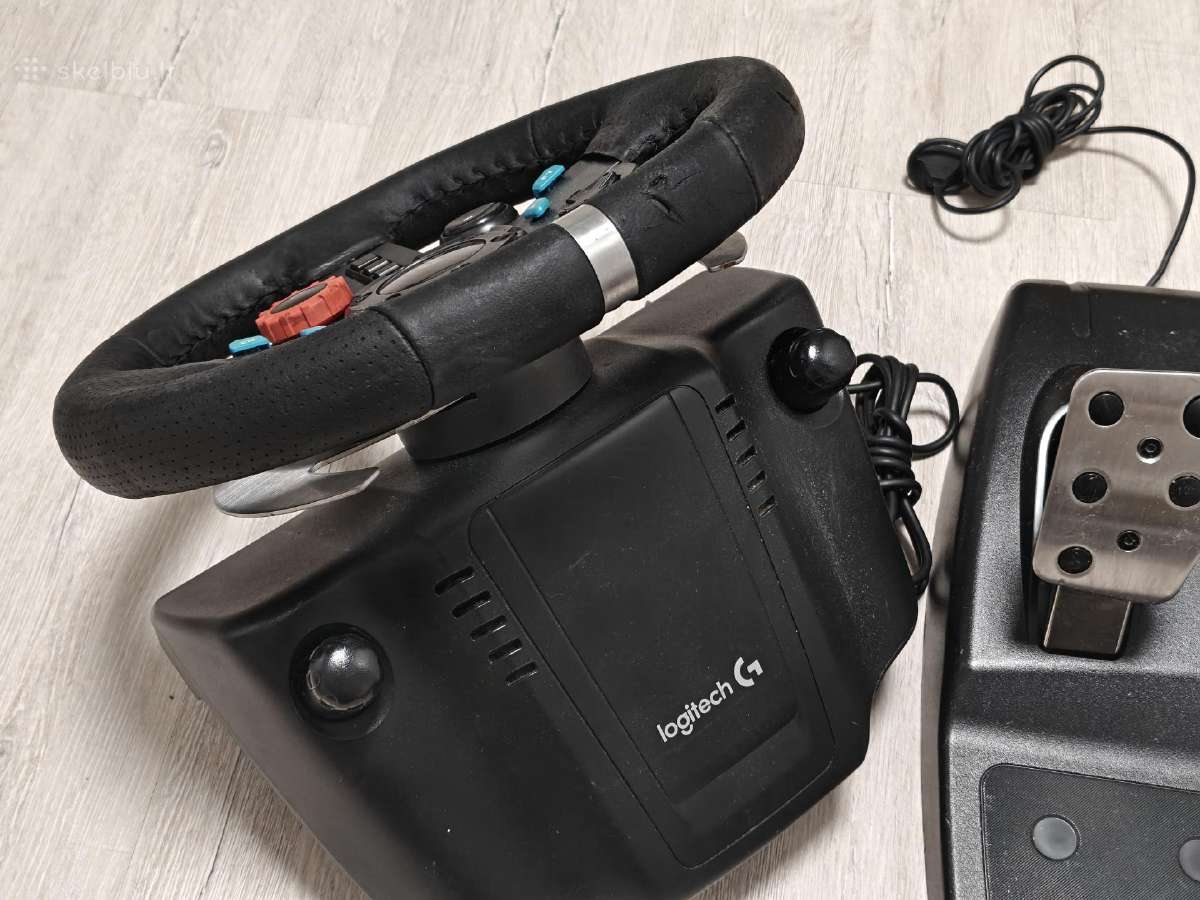 Logitech G29 vairas pedalai shifteris žaidimų - nuotraukos Nr. 2