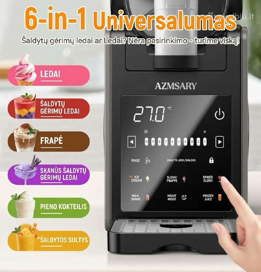 Azmsary Slushie aparatas Fs306 - nuotraukos Nr. 11