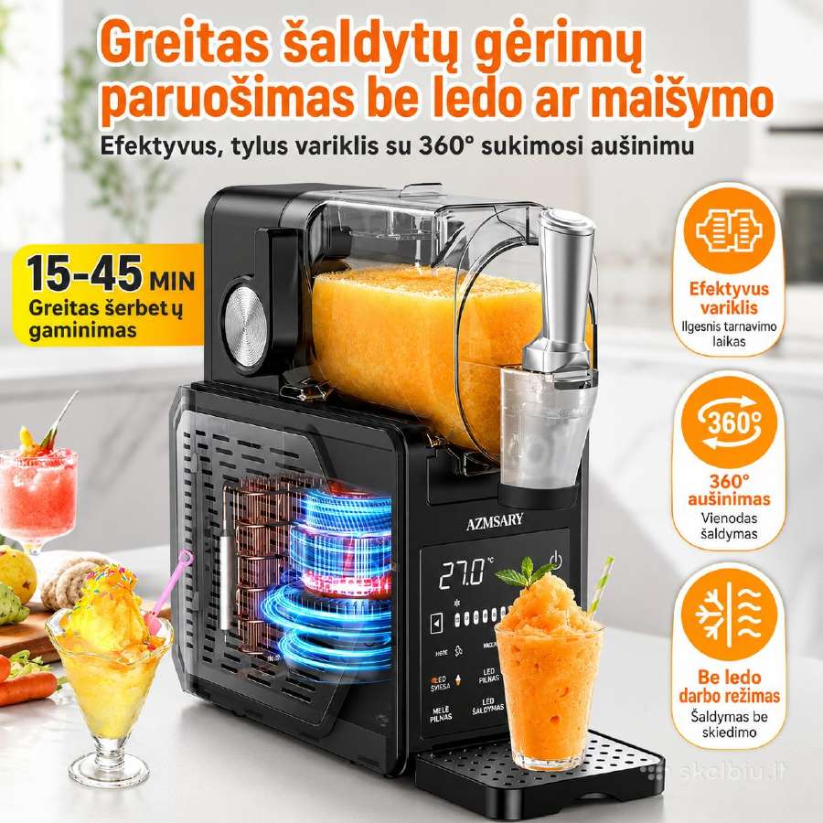 Azmsary Slushie aparatas Fs306 - nuotraukos Nr. 12