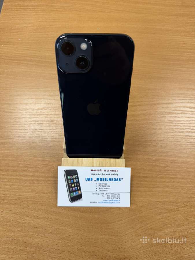 iPhone 13 Midnight 128gb Kaina 240eur - nuotraukos Nr. 2