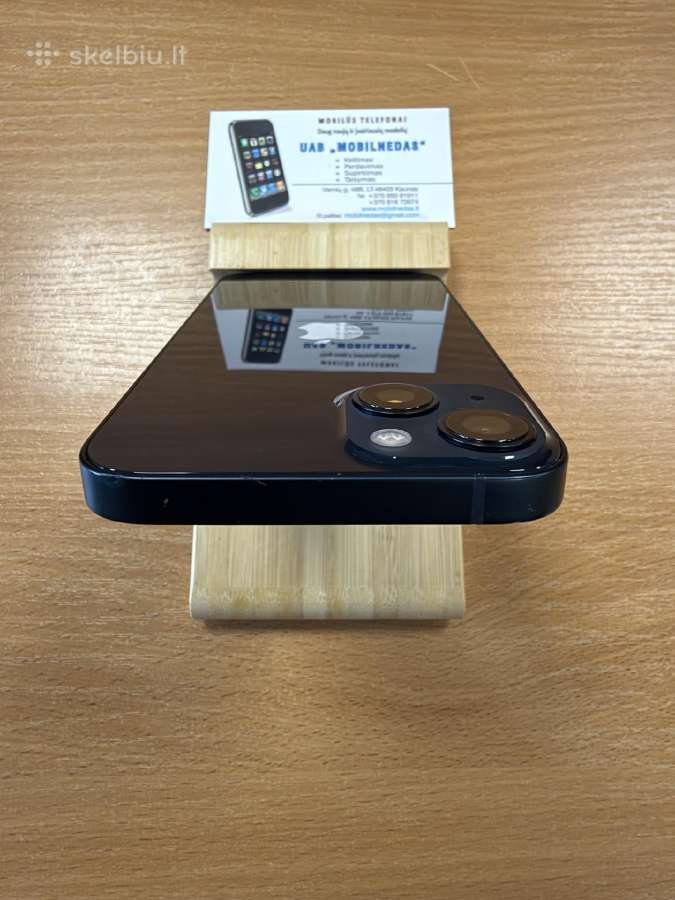 iPhone 13 Midnight 128gb Kaina 240eur - nuotraukos Nr. 3