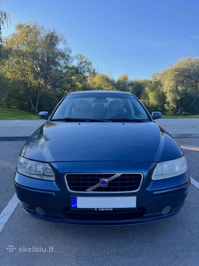 Volvo S60 D5 120kw 2004 automatas mėlynas auto - nuotraukos Nr. 3