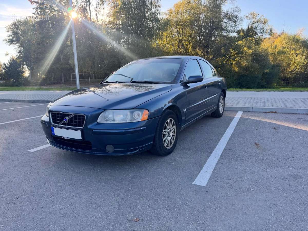 Volvo S60 D5 120kw 2004 automatas mėlynas auto - nuotraukos Nr. 5
