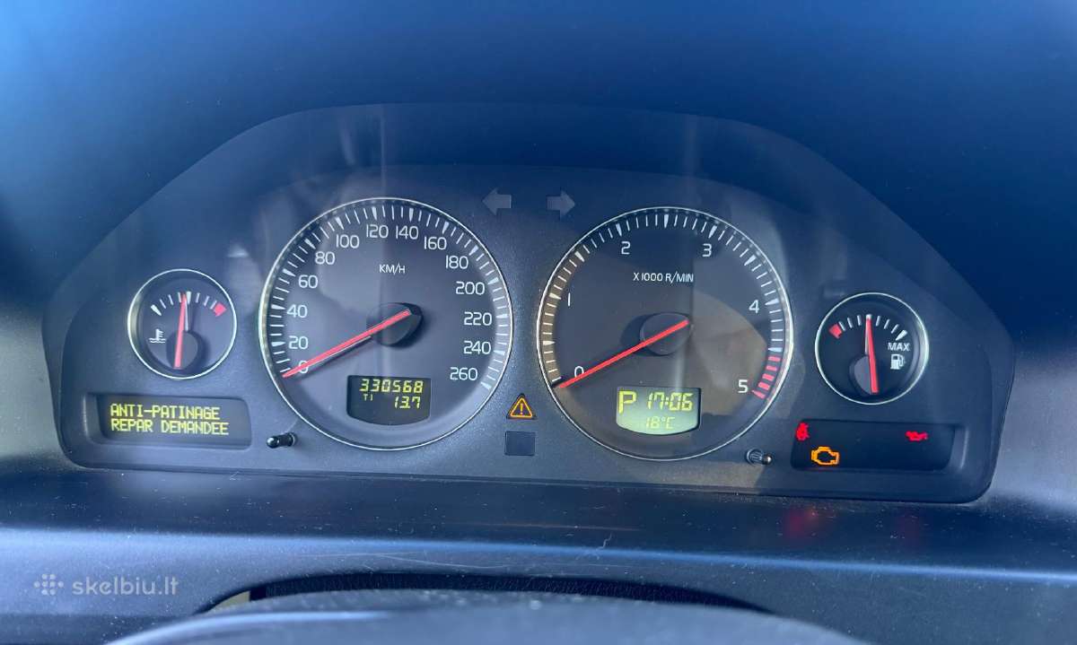 Volvo S60 D5 120kw 2004 automatas mėlynas auto - nuotraukos Nr. 9