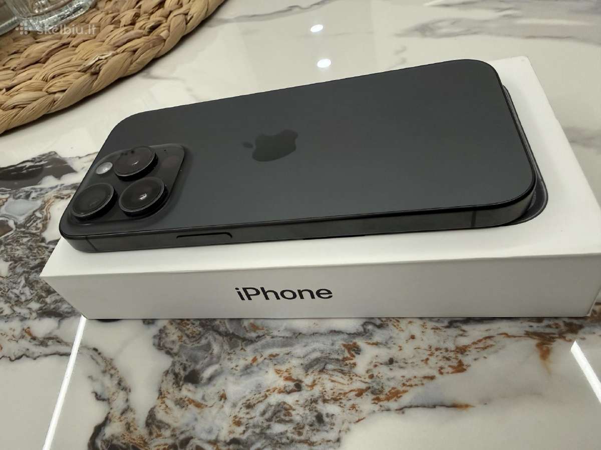 iPhone 15pro 128gb Black titanium - nuotraukos Nr. 7