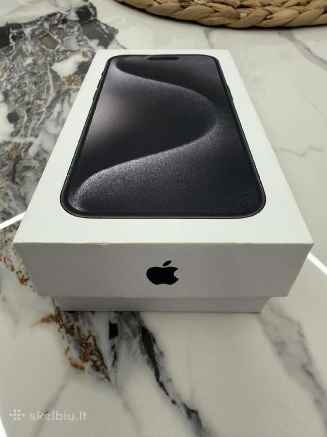 iPhone 15pro 128gb Black titanium - nuotraukos Nr. 10