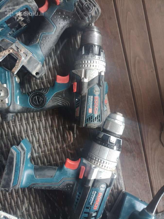 Bosch Profesional mažai naudoti įrankiai - nuotraukos Nr. 4
