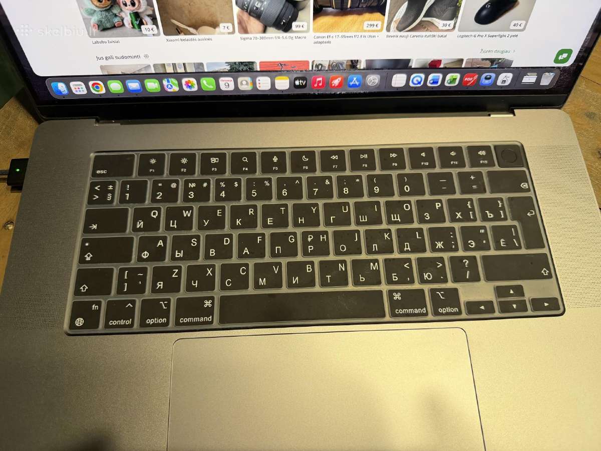 Pro 16"512gb Bat100% (14 ciklų!)pirkimo dok+pelė - nuotraukos Nr. 5