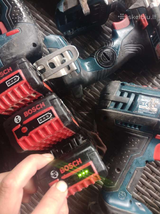 Bosch Profesional mažai naudoti įrankiai - nuotraukos Nr. 10