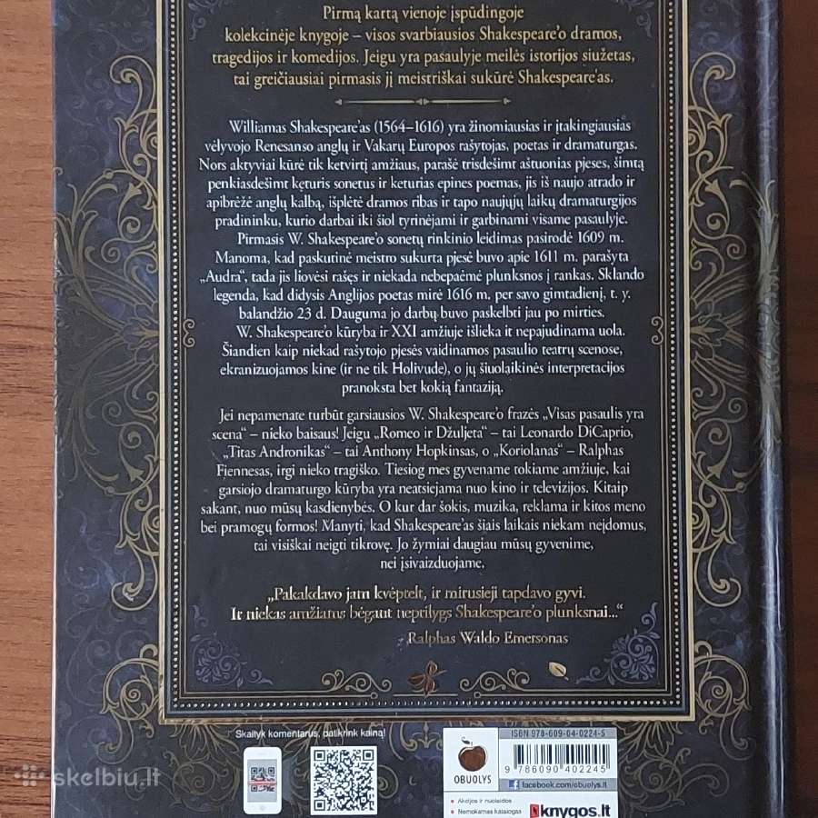 William Shakespeare / knyga Didysis Šekspyras . - nuotraukos Nr. 5