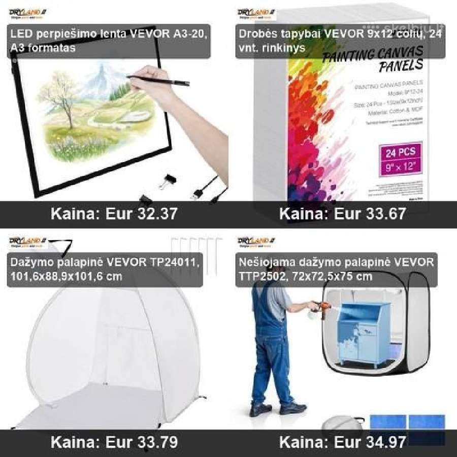 Aerografijos dažymo įranga - nuotraukos Nr. 2