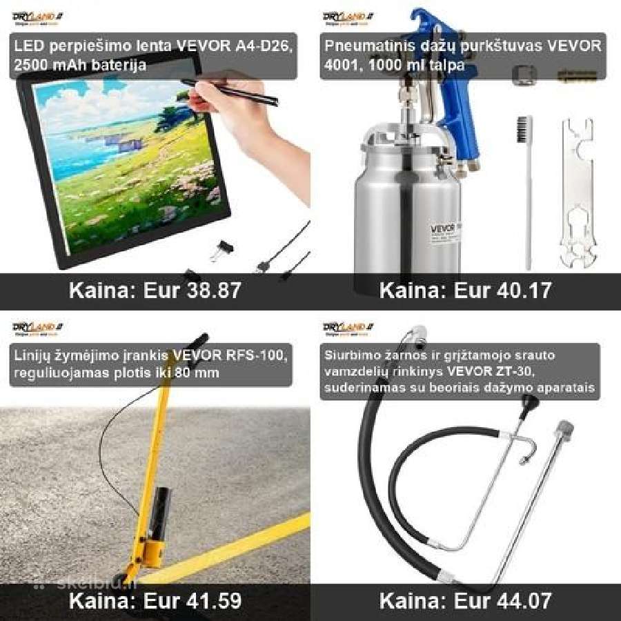 Aerografijos dažymo įranga - nuotraukos Nr. 4