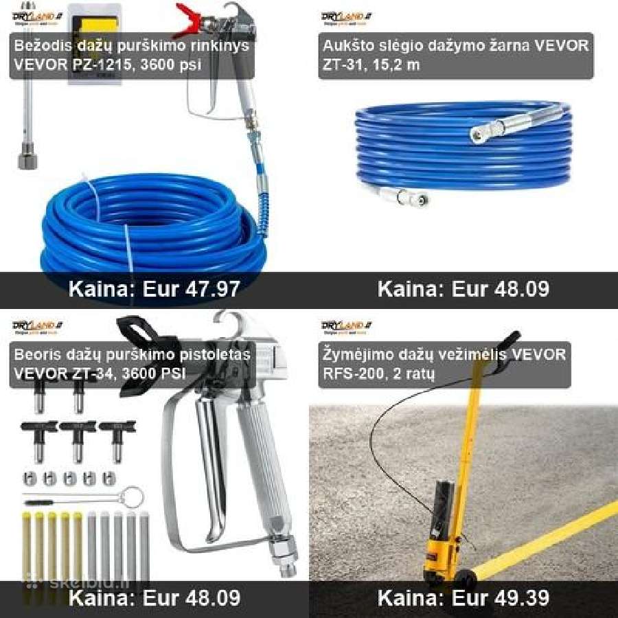 Aerografijos dažymo įranga - nuotraukos Nr. 6