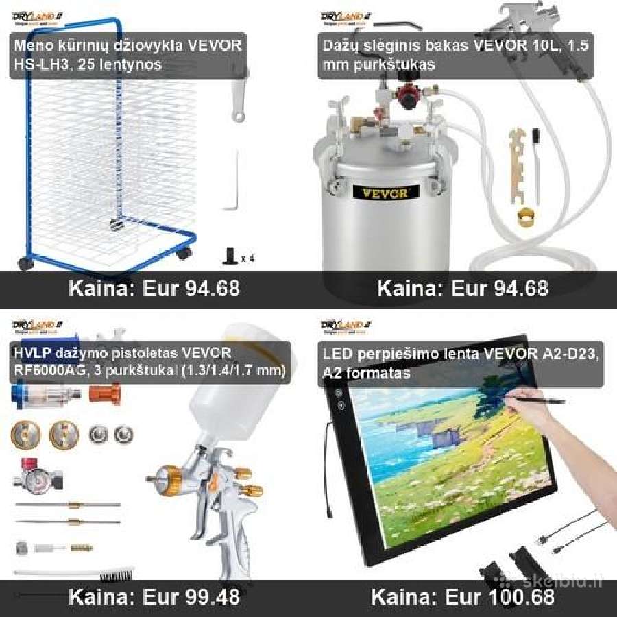 Aerografijos dažymo įranga - nuotraukos Nr. 13