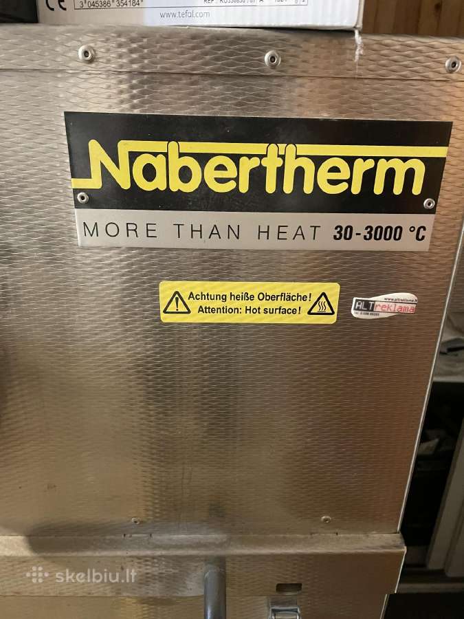 Profesionali Nabertherm Gf 75 elektrinė krosnis - nuotraukos Nr. 4