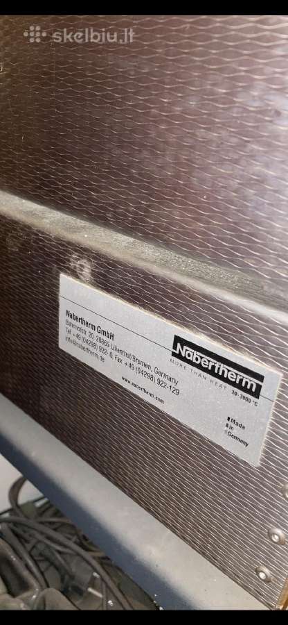 Profesionali Nabertherm Gf 75 elektrinė krosnis - nuotraukos Nr. 10