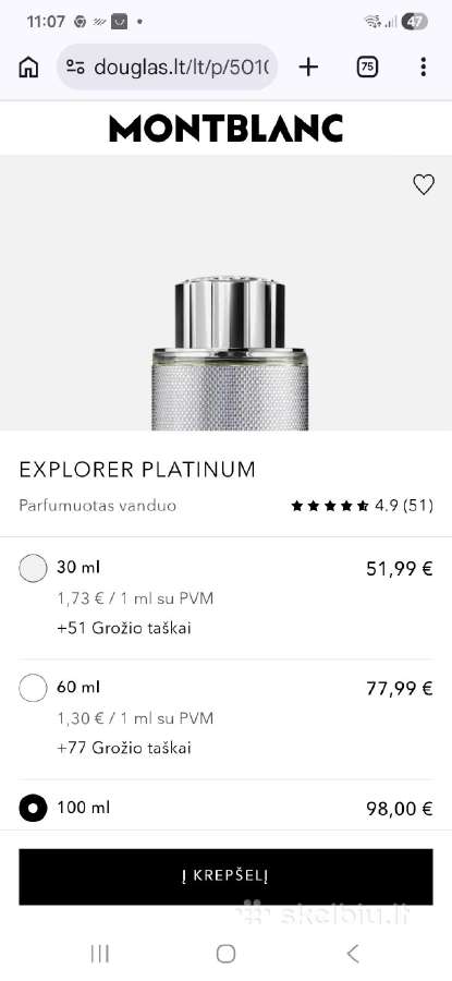 Montblanc explorer platinum - nuotraukos Nr. 5