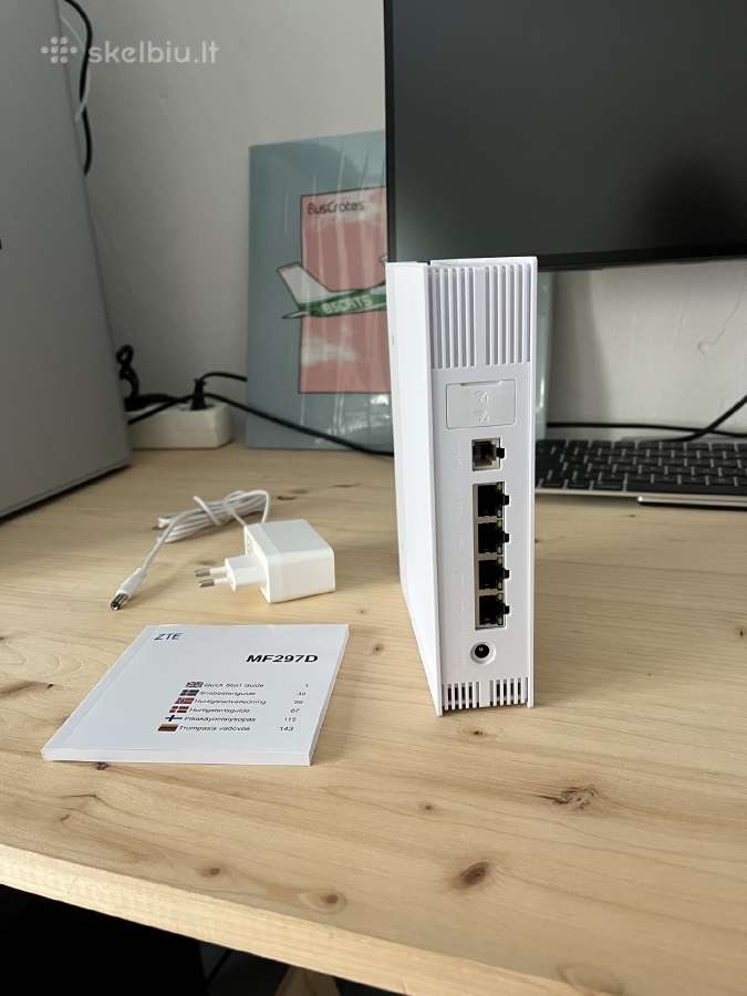 Parduodu Zte Mf297d 4G Lte maršrutizatorių - nuotraukos Nr. 3