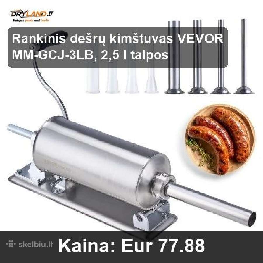 Dešrų Kimštuvas – Namų ir Komercinei Produkcijai - nuotraukos Nr. 3