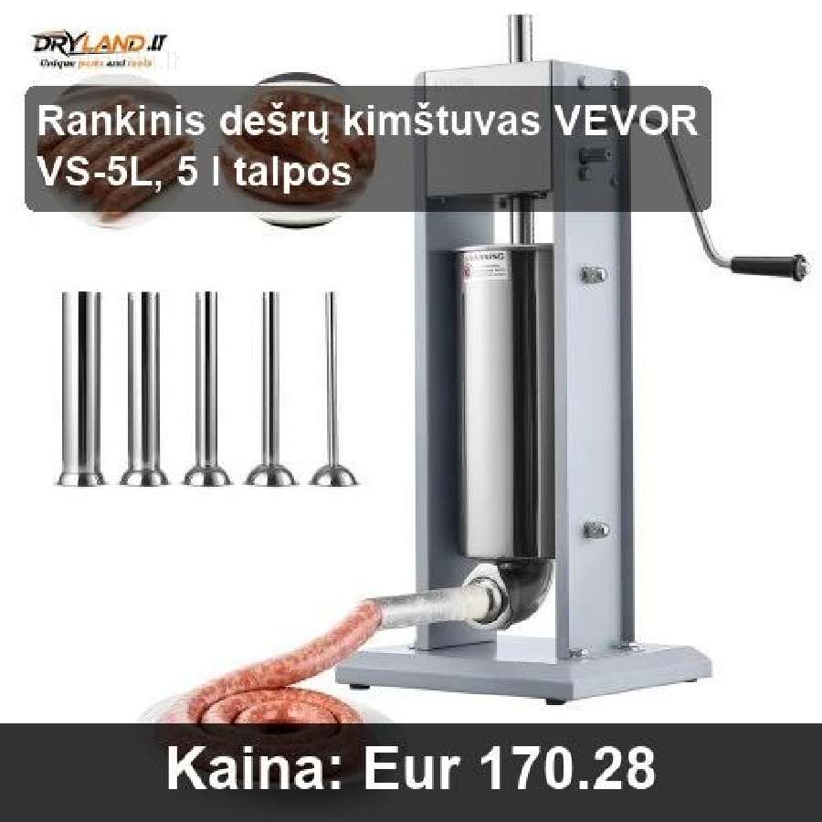 Dešrų Kimštuvas – Namų ir Komercinei Produkcijai - nuotraukos Nr. 10