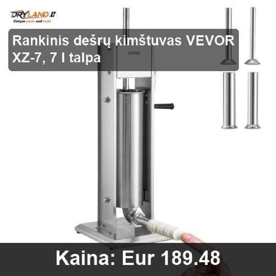 Dešrų Kimštuvas – Namų ir Komercinei Produkcijai - nuotraukos Nr. 15